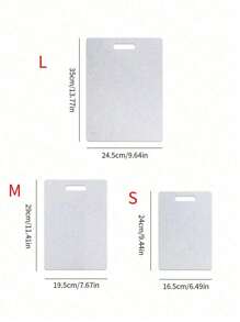 1/3PCS大理石砧板套装加厚菜板切肉板厨房准备板熟食/生食分离家用水果菜板准备板塑料菜板,厨房用品