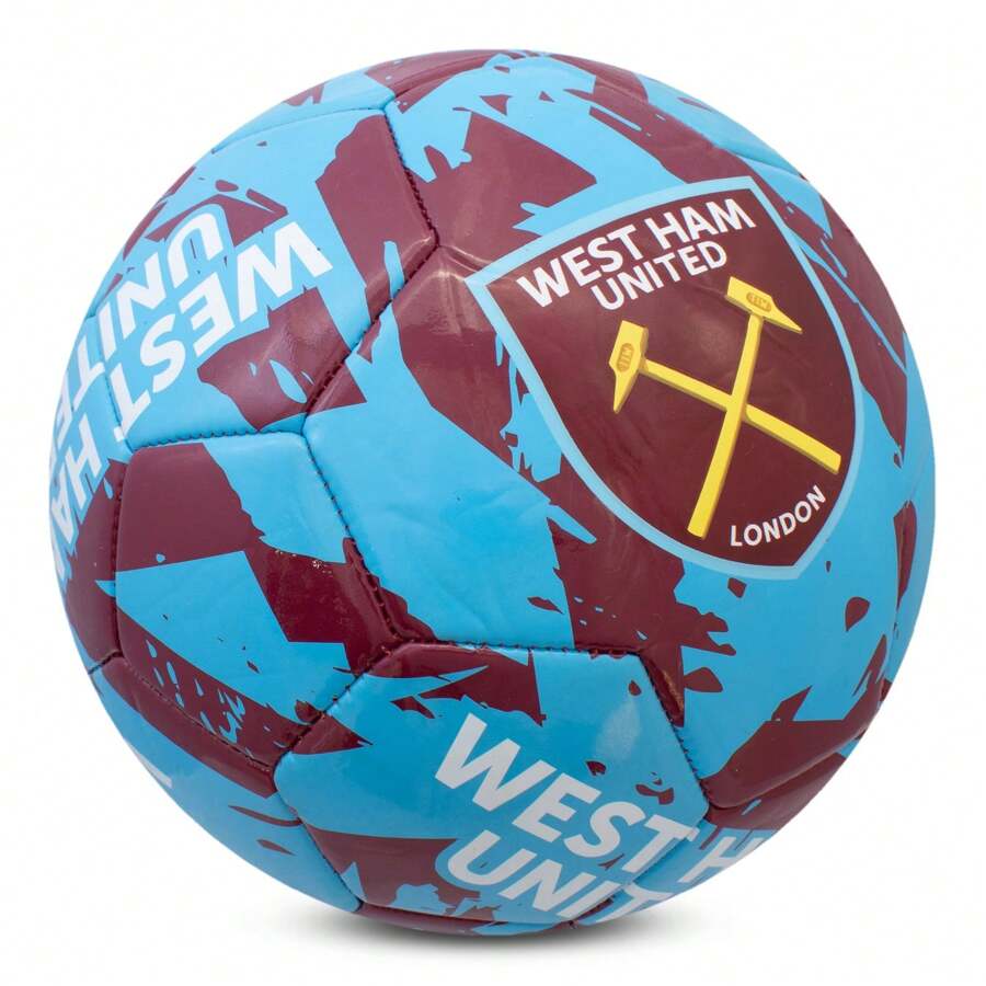 West Ham United F.C. West Ham F.C. Graffiti Football - Blue - View 1