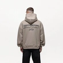 Good for Nothing Dream Forever Taupe Hoodie - 灰褐色 - 查看 2