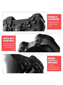 Game Stick 4k GD10 64GB Console 37000 THOUSAND Games + 2 Controls - Black - View 6