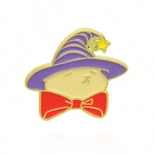 1pc Cartoon Animal Brooch, Chick, Star, Wizard Hat, Rabbit - Multicolor - View 9