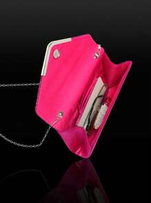 女士水钻晚宴手包，4 件套水钻耳夹新娘婚礼颈链手链吊坠，闪亮钱包，非常适合派对、婚礼、舞会、晚宴/宴会、婚纱、正式服装、舞会礼服、生日礼服