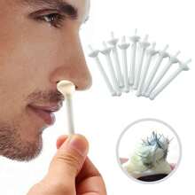 WAXKISS 10/ 100 حزمة أدوات إزالة شعر الأنف بطريقة آمنة ومريحة، أداة الشمع المصنوعة من شمع النحل الآمنة