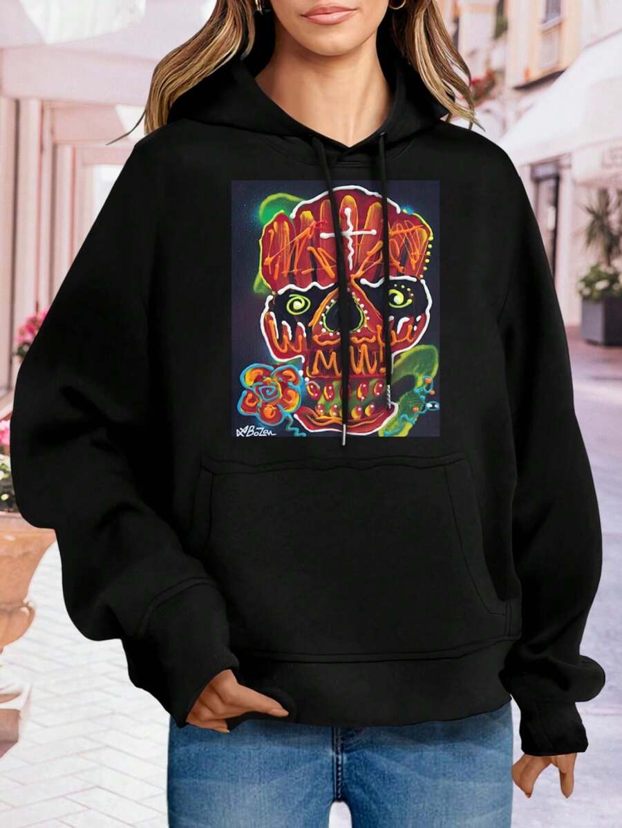 Women's Supervillain Jacket T-Shirt Cool Graphic Tees Stylish Outerwear - Black - View 1