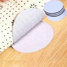 10 Pairs Double-Sided Adhesive Damage-Free Hook-And-Loop, Round Glue Dot Non-Slip Mat For Bedding, Carpets, Tablecloths, DIY Fixing, Sofa, Mattress, Curtain, Versatile Fixing Accessory - Multicolor - View 3
