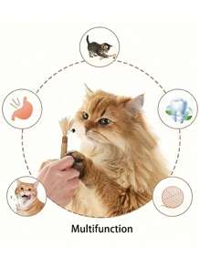 5/3/1 件猫磨牙棒宠物咀嚼玩具，适合小型和幼猫磨牙和玩耍，猫咀嚼玩具，猫咀嚼物，猫牙齿清洁咀嚼物，绳子和藤条，亚麻互动牙齿清洁玩具，适用于室内猫，多功能宠物游戏，无需电池，猫薄荷玩具 Silvervine 棒成年猫玩具小猫磨牙咀嚼 - 彩色 - 查看 9