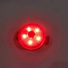 Led Lamps Bicycle Taillight Colorful Light Changing Bike Outdoor Riding Flashing Light Warning Cycling Safety Lights Flashlight - Round Bicycle Light - View 3