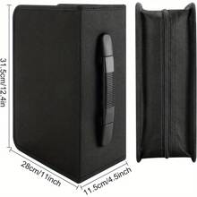 CD Case Disc Carry Case 320 Disc Capacity Holder Protector CD DVD Binder Wallet Large DVD Storage Case Protective Bag CD DVD Storage - Variant1 - View 2