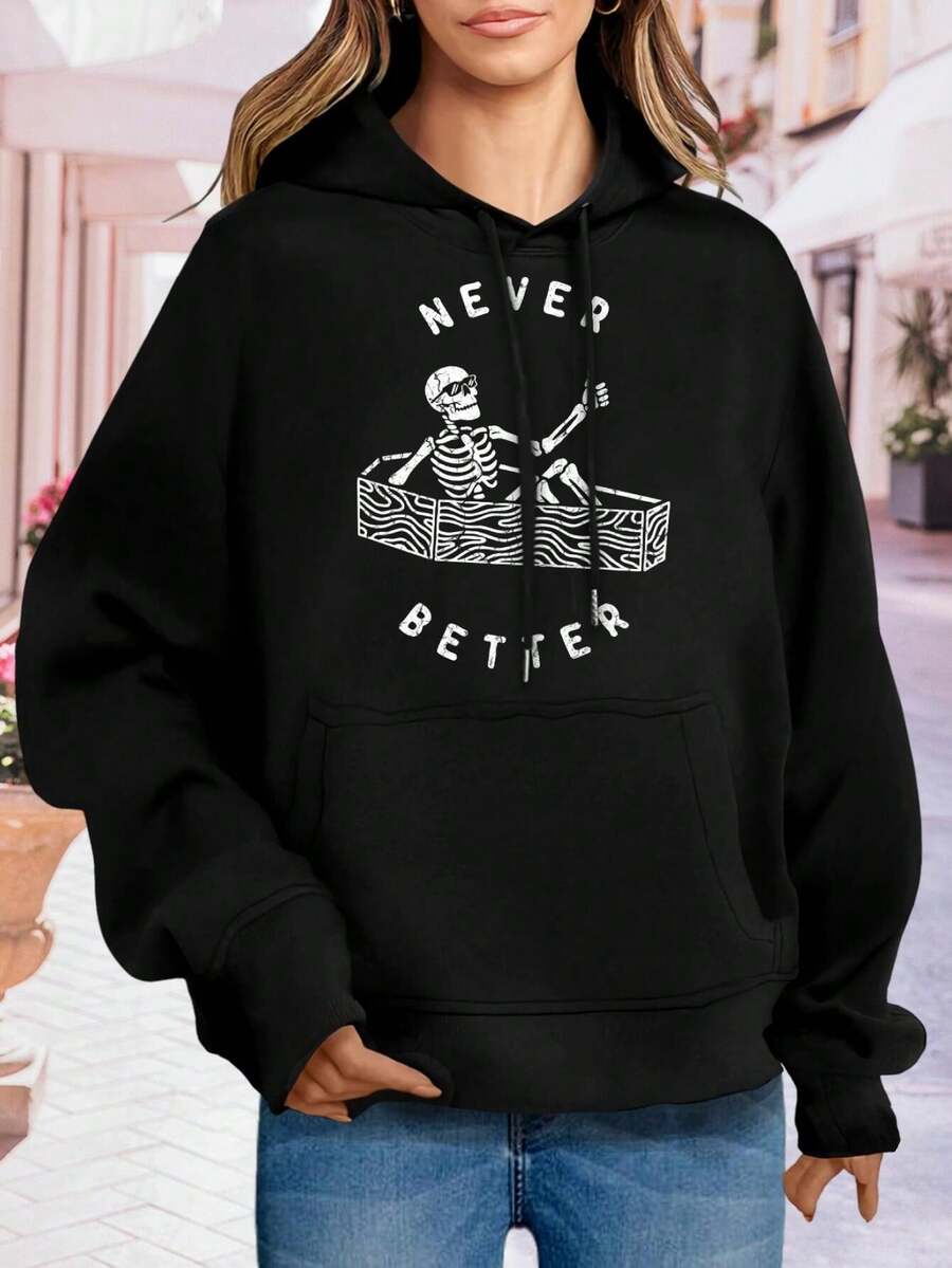 Women's Skeleton Jacket Stylish Spooky T-Shirt Jacket Designs - Black - View 1