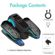 Ellipse Leg Exercise While Sitting Pedal Exerciser Under Desk Elliptical Machine Ellipse Electric Elliptical Machine Under Desk Leg Exerciser Fully Assembled LCD, Under Desk Elliptical Electric Ellipse Leg Exerciser Seated Foot Pedal W/Remote Under Desk Elliptical Exercise Machine, Electric Leg Exericser While Sitting LCD - Xem 7