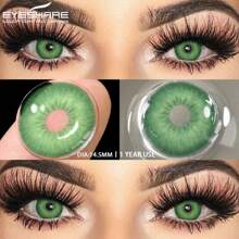 Eyeshare Fashion Color Contact Lenses For Eyes 1pair Colorcon Soft Lenses Cosmetics Colored Lenses Yearly Cosmetic Eye Lens Halloween Costume Cosplay - Yearly Disposable - View 9