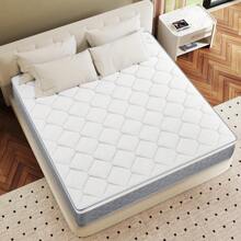 12/14 Inch Twin Full Queen King Mattress Medium Firm Hybrid Mattresses In A Box - 淺灰色 - 查看 8