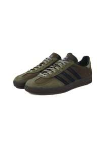 Adidas Gazelle Indoor Men's Sneakers Focus Olive / Core Black / Gum IH4772 - Focus Olive / Core Black / Gum - View 5