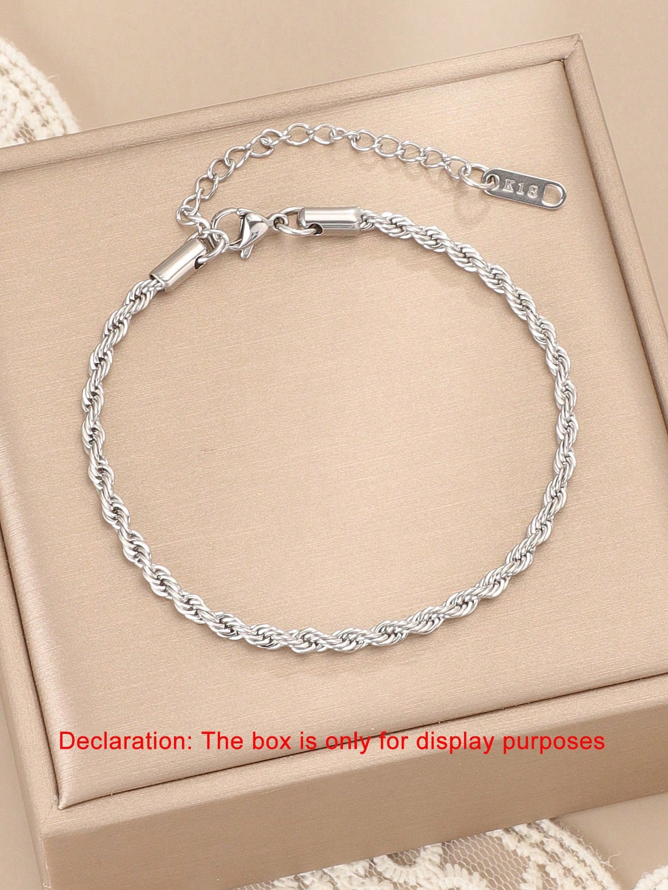 Stainless steel braided bracelet