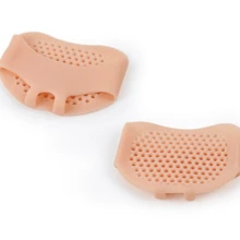 1 Par Conjunto Palmilha Silicone Para metatarso Alivio Dores Nos Pes Macio Confortavel