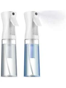 2 包连续喷雾瓶 - 超细雾喷雾器 | 头发喷雾瓶 | 头发喷雾瓶，适用于发型设计、清洁、沙龙 - 2 包 6.8 盎司 / 200 毫升 - 彩色 - 查看 8