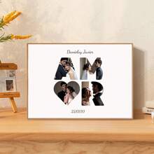 1 Pc Personalized Custom Canvas Prints: Photo On Canvas Transform Your Photos Into Stunning Framed Wall Art Digitally Printed Photo To Canvas Gifts Birthday Graduation - MultiWarna - View 3