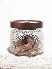 Hũ thủy tinh trong suốt có nắp đậy bằng gỗ keo, bảo quản kín khí cho trà, cà phê, gia vị, hàng khô và nhiều thứ khác - Nhiều màu - Xem 5