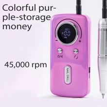 New Nail Polisher 45000 Rpm Rechargeable Portable Nail Polisher Professional Polishing Nail Remover.