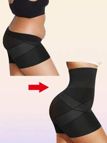 1pc Women Waist Trainer Slimming Shaper, Seamless Sculpting Tummy Control & Butt Lifting Pants