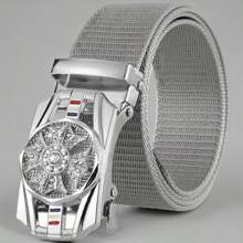 1件男士时尚简约汽车扣皮带，赛车装饰，休闲、商务、送给男友、丈夫、父亲的理想礼物，日常穿着，时尚，青少年，户外，度假，运动，旅行，街头，波西米亚风，复古秋季，万圣节秋冬配饰，适合青少年、青年、男士，休闲，户外，运动，度假，毕业礼物，生日礼物，日常穿着 - A - 查看 12