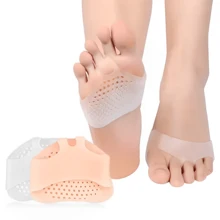 1 Par Conjunto Palmilha Silicone Para metatarso Alivio Dores Nos Pes Macio Confortavel
