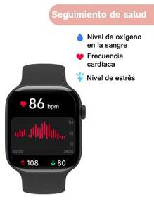Smartwatch Tx10 pro max Smartwatch Pantalla 2.01, múltiples opciones de color - Negro - Ver 3