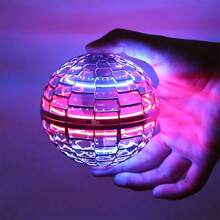 NetHong Pro Flying Ball Space Orb Magic Mini Drone UFO Boomerang Toy Gifts - Pink - View 5