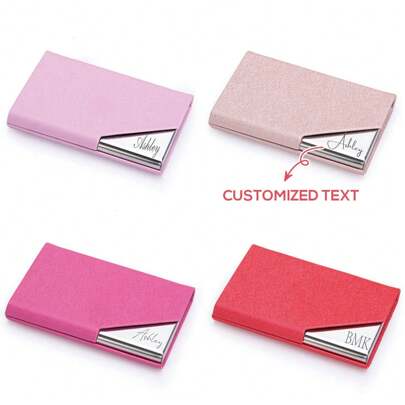 Personalized Business Card Case For Women,Business Card Holder,Monogrammed Business Card Holder, Custom Business Card Case, Business Gift Gifts Birthday Graduation,Graphic Print