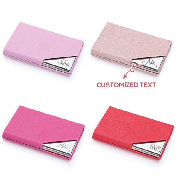 Personalized Business Card Case For Women,Business Card Holder,Monogrammed Business Card Holder, Custom Business Card Case, Business Gift Gifts Birthday Graduation,Graphic Print