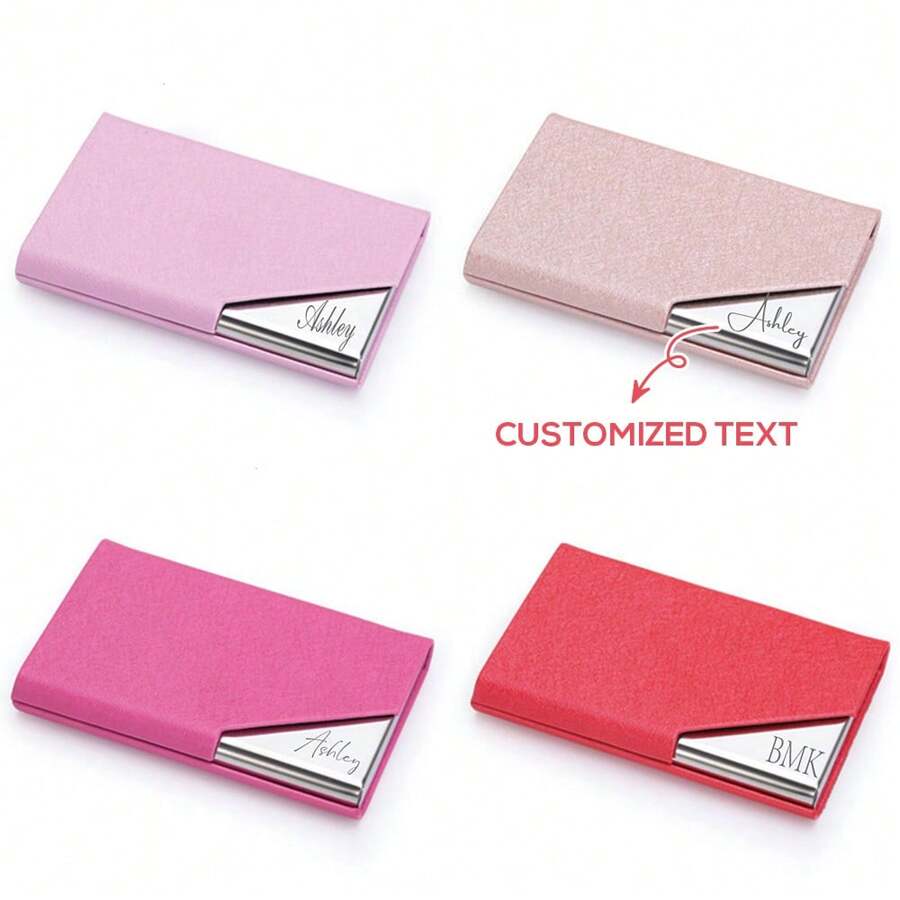 Personalized Business Card Case For Women,Business Card Holder,Monogrammed Business Card Holder, Custom Business Card Case, Business Gift Gifts Birthday Graduation,Graphic Print,Christmas Gift Supplies