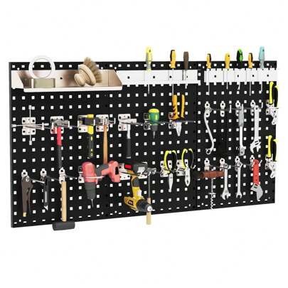 Wall-Mounted Pegboard Kit Tool Board Organizing Kit