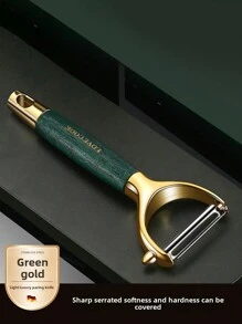 1-2 件套不锈钢削皮器、土豆和蔬菜切片器，适用于厨房，轻松削皮和切片水果和蔬菜