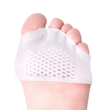 1 Par Conjunto Palmilha Silicone Para metatarso Alivio Dores Nos Pes Macio Confortavel