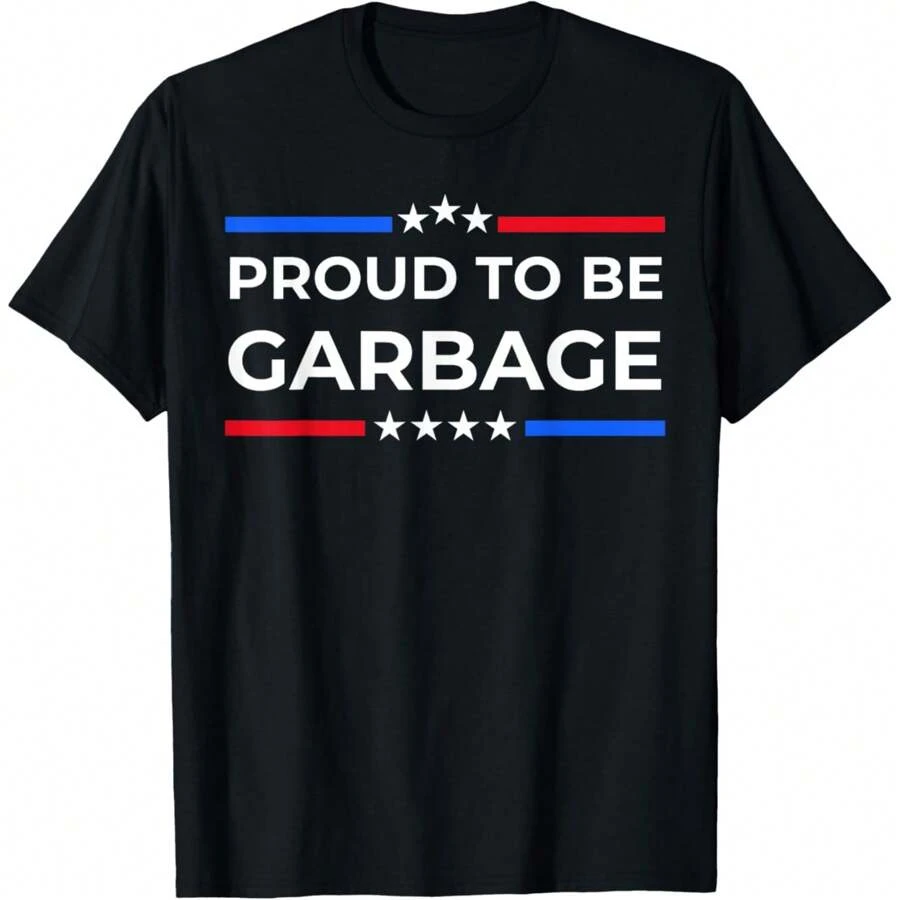 Trump Supporter Garbage, Proud To Be Garbage T-Shirt - màu đen - Xem 1