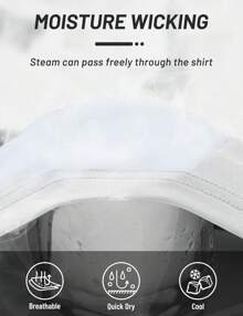 KEFITEVD Men's Hooded UPF 50+ Sun Protection T Shirts Long Sleeve Athletic Fishing Shirts Rash Guards - White - View 4