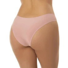 Invisible Seamless Panties Thong Laser Cut Non-Marking Comfortable Women's Lingerie - 藕粉色 - 查看 3