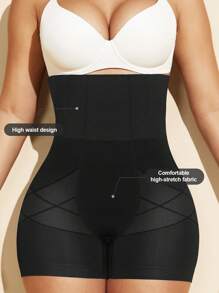 1pc Women Waist Trainer Slimming Shaper, Seamless Sculpting Tummy Control & Butt Lifting Pants