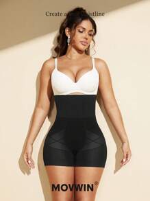 1pc Women Waist Trainer Slimming Shaper, Seamless Sculpting Tummy Control & Butt Lifting Pants