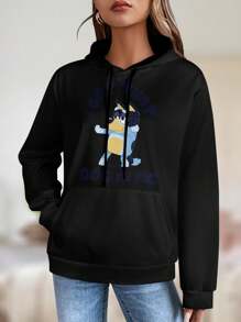 Women's Bandit Dog Jacket - I Got That Dog In Me T-Shirt Design - Black - View 1