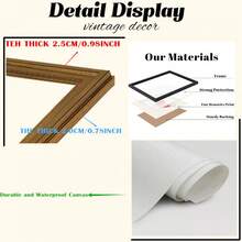 1pc Elegant Black Horse Portraiture Gift For Family, High-Definition Printing With Frame Suitable For Office, Bedroom, Kitchen, Living Room, Elegant Style, Luxury, High-End Feeling