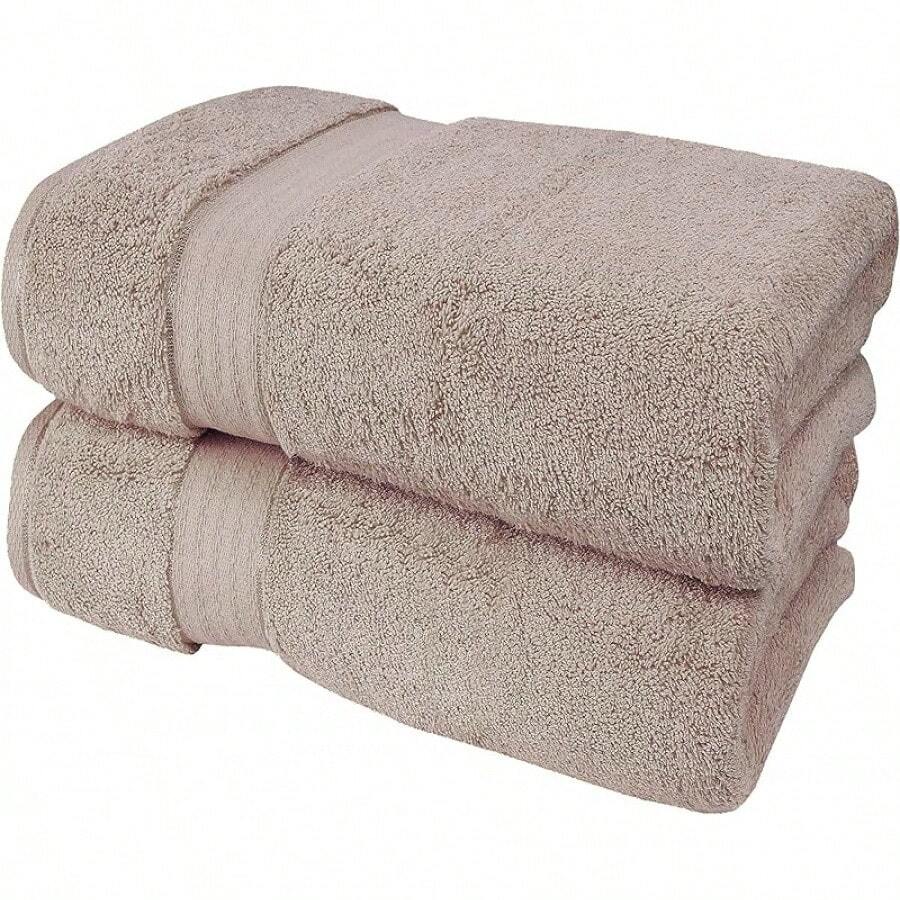 Ultra Soft 8-Piece Towel Set -% Ring Spun Cotton, 2 Oversized Bath Towels 27x54, 2 Hand Towels 16x28, 4 Wash Cloths 13x13 - Daily Use, Hotel & Spa - Olive Green, Luxury Towel Set - 譚 - 查看 1