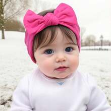 25pcs Baby Girls Nylon Headbands Turban Hair Bows Hair Band Elastic Hair Accessories For Kids Toddlers Infants Newborn Love Valentine - 25pcs - 查看 5