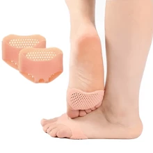 1 Par Conjunto Palmilha Silicone Para metatarso Alivio Dores Nos Pes Macio Confortavel