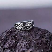 1pc Vintage Rose Flower Ring, Elegant Simple Design For Women, Perfect Engagement/Wedding/Party Jewelry, Ideal Valentine's Day Gift,Mom,Mother,Mother's Day,Gift