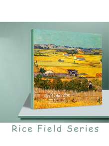 1pc 160 Pages Creative Sketch Book, Van Gogh Oil Painting Style 20K Premium Drawing Notebook, High Quality Art Supplies Back To School,Mother's Day,Mom's Gift