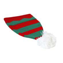 Kids Hair Accessories - 紅綠條紋綠帽邊(雙色帽) - 查看 5