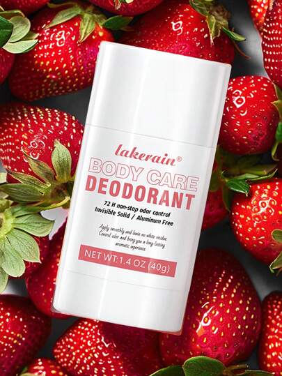 全身除臭劑，防摩擦除臭膏，72小時去除異味，清新芬芳，02草莓味