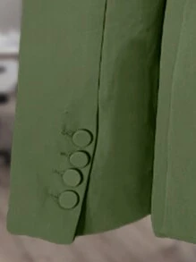 SACO ELEGANTE DE MODA - Verde Oliva - Ver 4