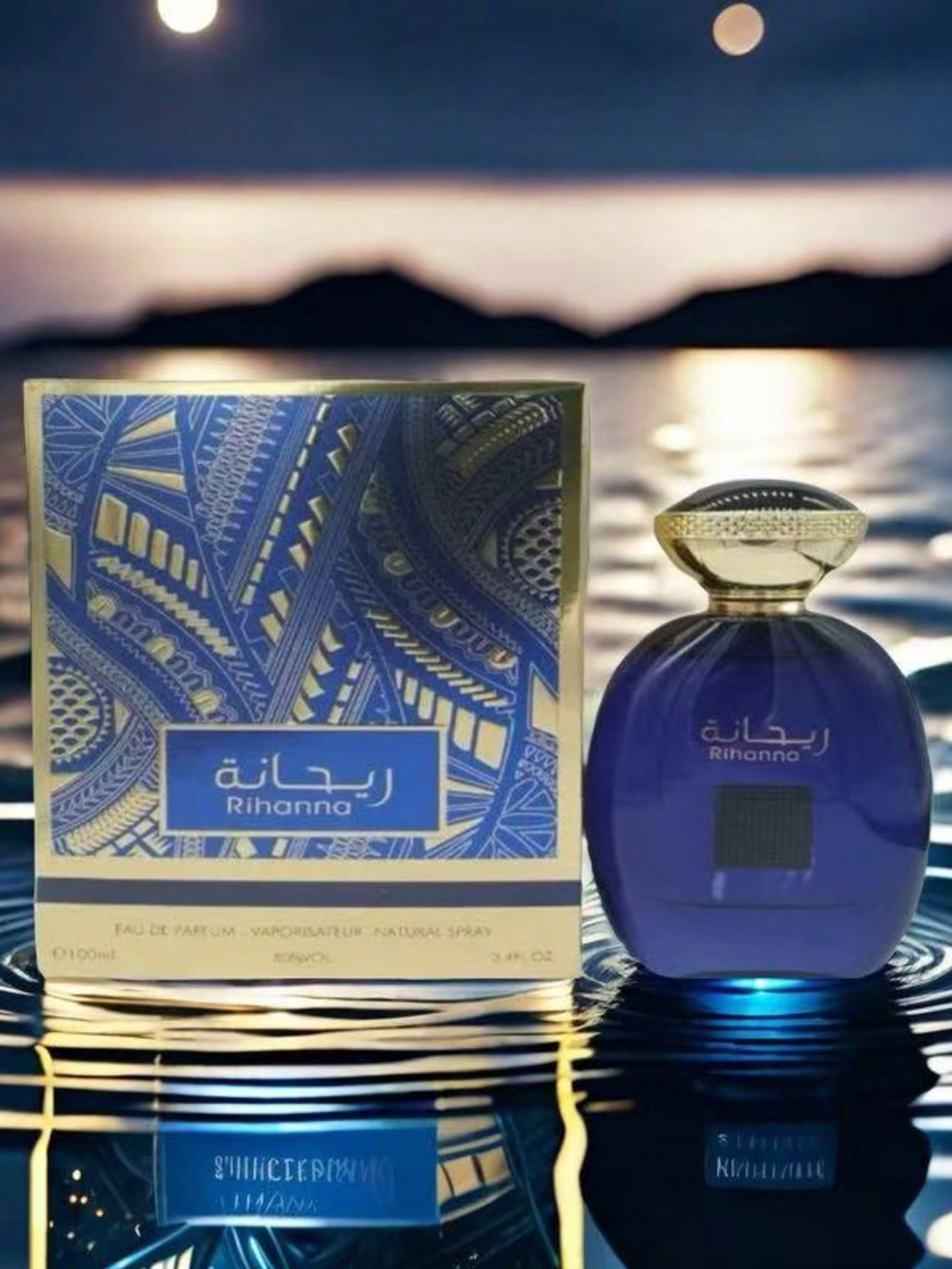 Perfume Unisex Rihana 100ml - Fragancia Amaderada y Rica con Notas de Ámbar y Especias, Ideal para Ocasiones Especiales 